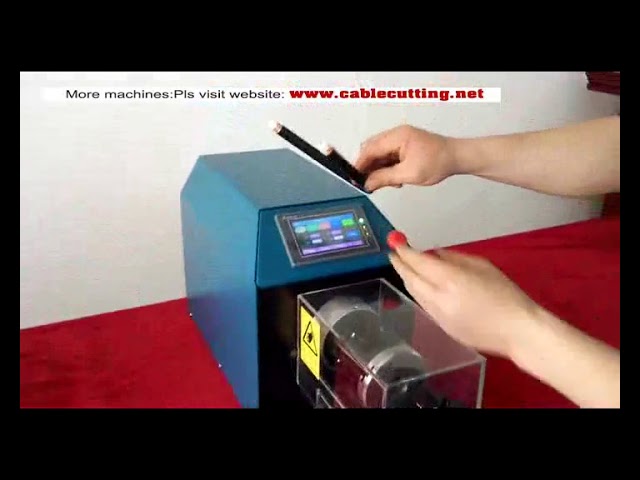 Programmable Coaxial Cable Stripping Machine | Automated Wire Processing
