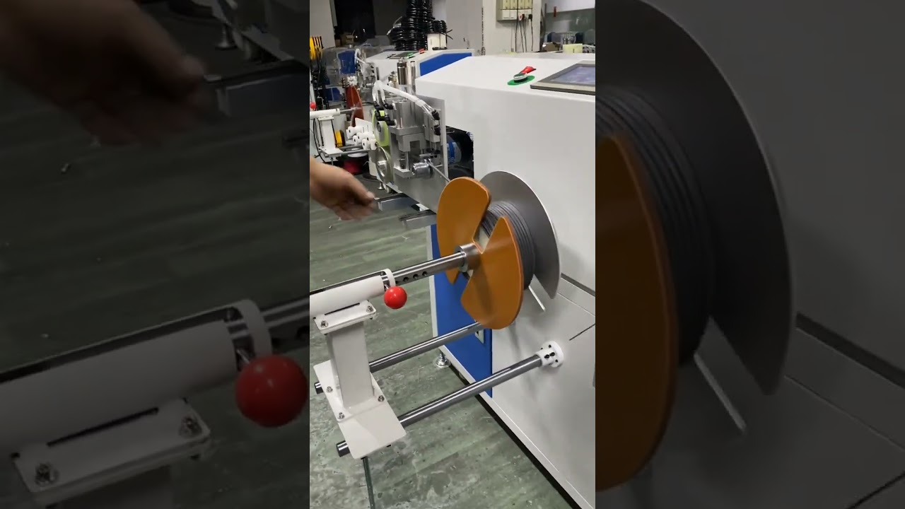 Floor-Standing Automatic Wire Metering, Traversing, Cutting, Winding & Tying Machine 1mm to 16mm