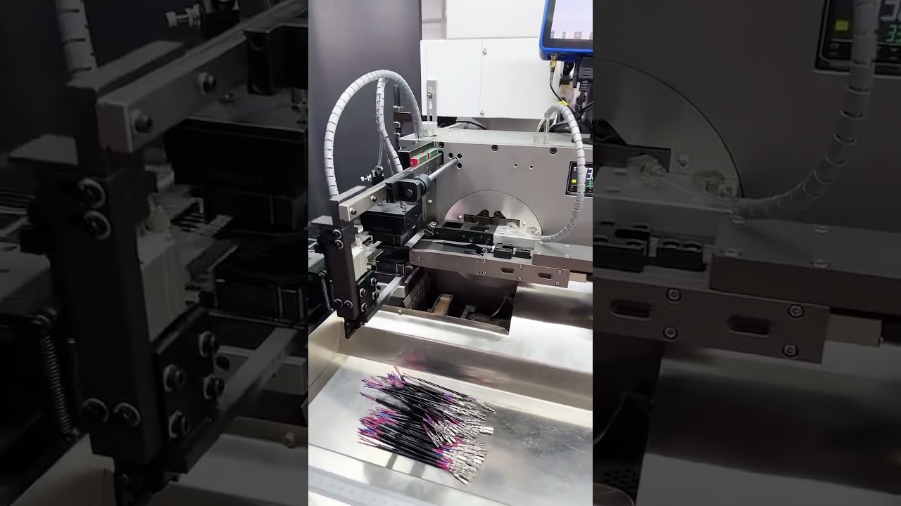 Fully Automatic Wire Cutting, Stripping, Tinning, and Crimping Machine