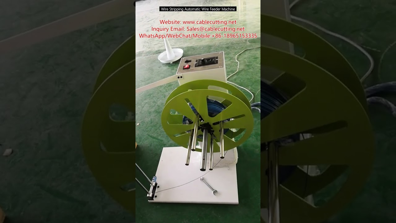 Automatikus huzalvágó és adagoló gép – Gyors, pontos huzalozás ipari automatizáláshoz
