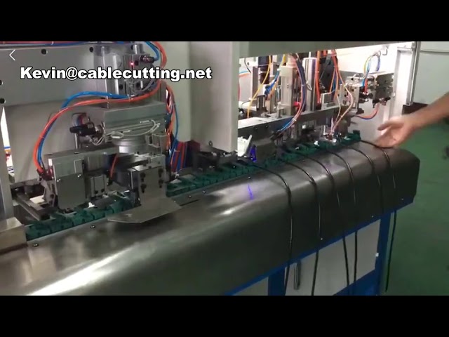 2 és 3 pólusú automatikus dugókapocs-crimpelő és -beültető gép | Gyors, precíz kábelköteg-automatizálás