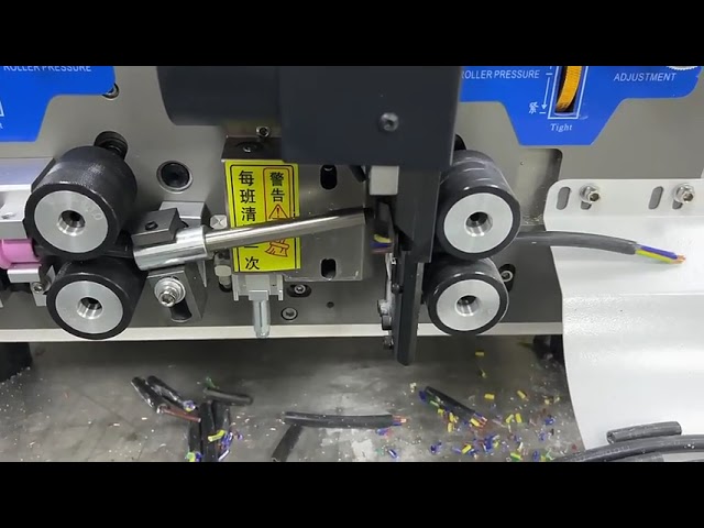 Automatic Wire Stripping Machine - 8-Wire Cutting & Stripping Equipment