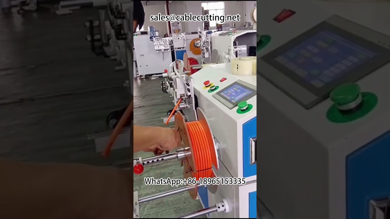 Meter Counting Winding Machine for Wire Harness and Power Cord Processing