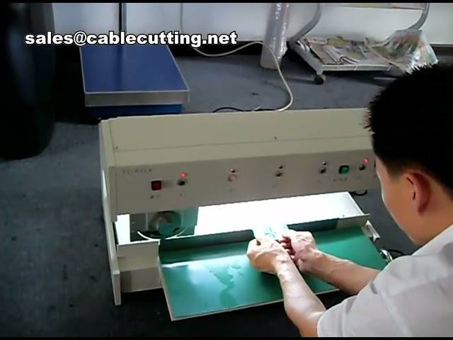 V-Cut PCB Separator Machine with Durable Blade for Circuit Board Depaneling
