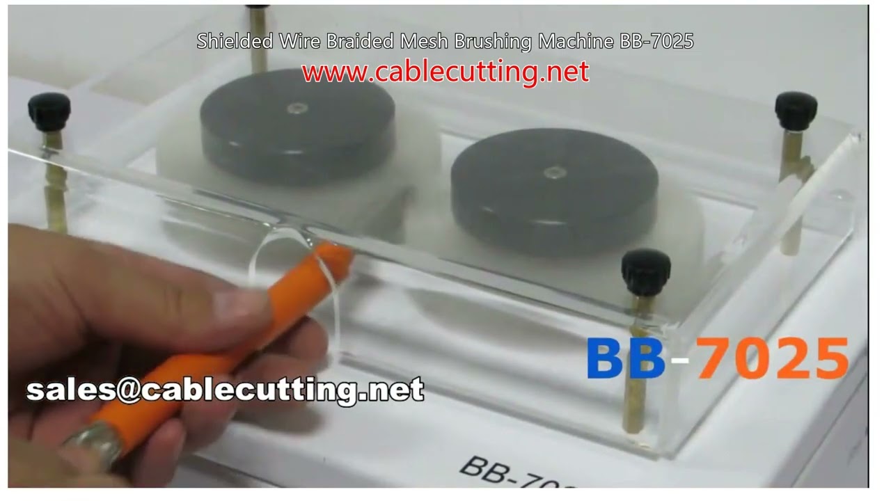 BB-7025: Árnyékolt kábel fonott háló automata kefélőgépe