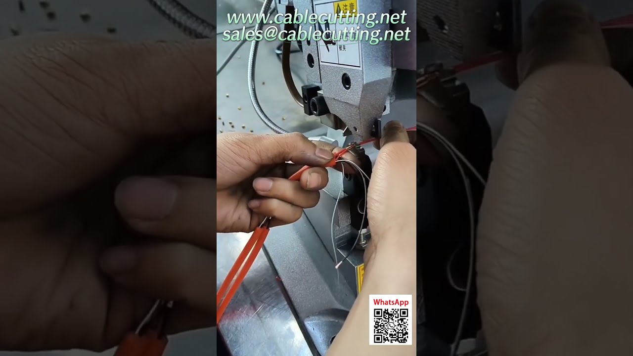 3-in-1 Automatic Wire Cutting Stripping Crimping Machine for Factory Automation
