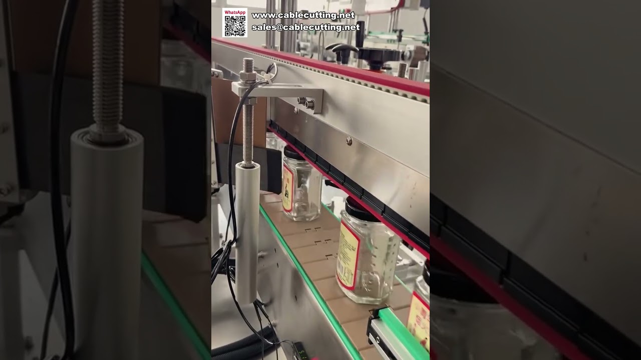 Nagy kapacitású automata körpalack-címkéző gép – Gyors üveg- és dobozmatricázó berendezés