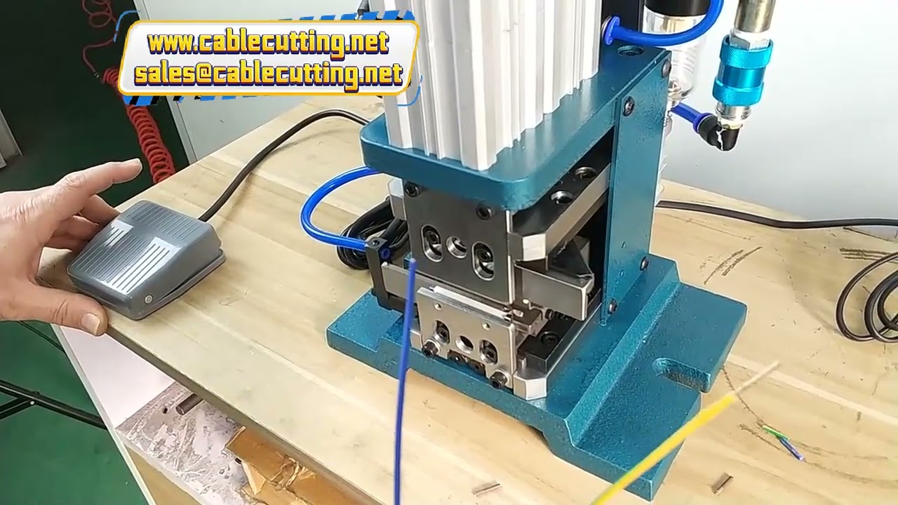 4FN Pneumatic Wire Stripping Machine | Twist Cable Peeling Machine | Industrial Wire Stripper