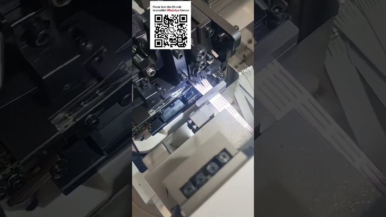 Teljesen automatikus szalagkábel-feldolgozó gép – szétválasztás, vágás és krimpelés #AutomatizálásiBerendezések