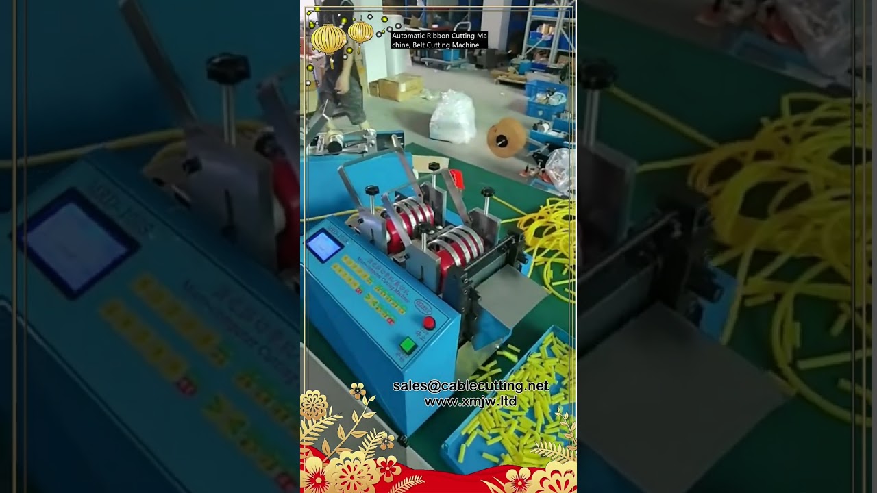 Automatic Ribbon Cutting Machine | Belt Cutting Machine for Industrial Automation