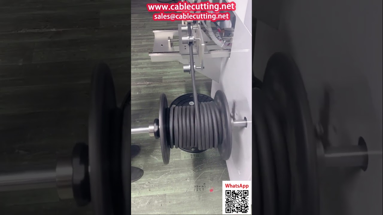 16 mm-es kábel automatikus tekercselő és számláló gép műanyag orsóhoz