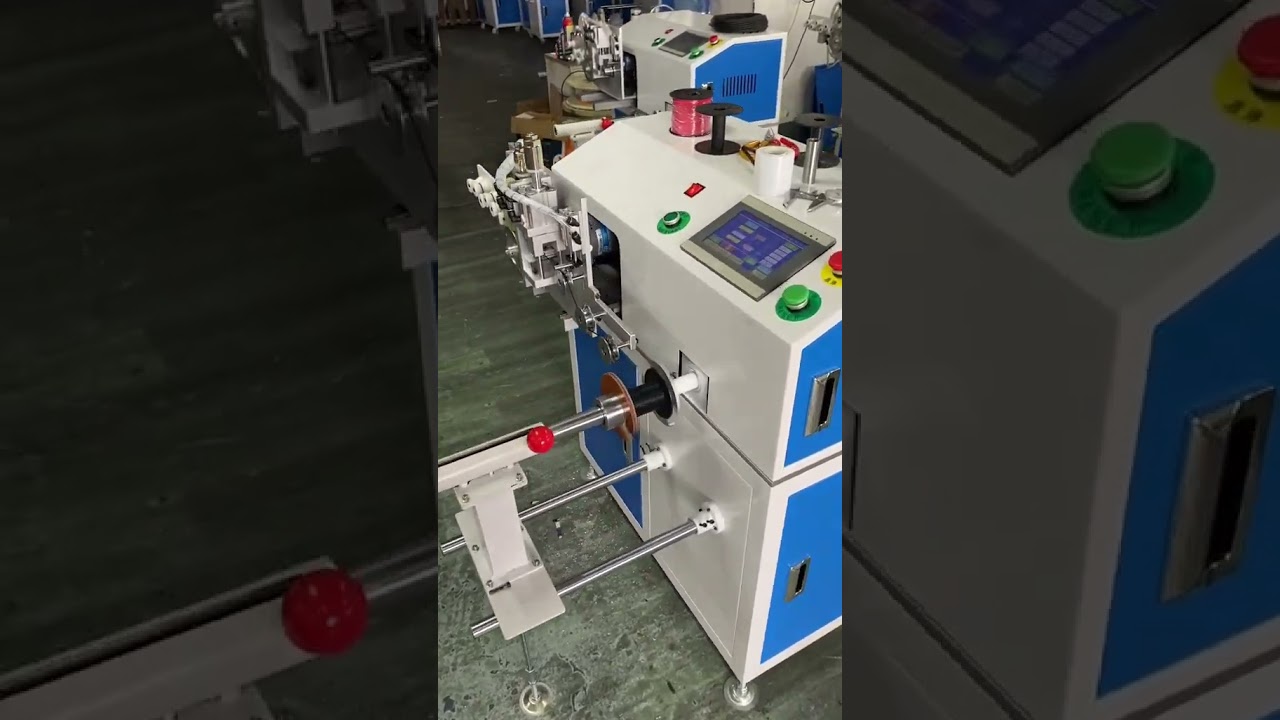 Elektronikus vezetékek szép és rendezett tekercselése - Automata tekercselő gép