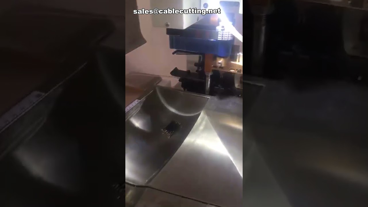 Automatic Two-Sides Stripping and Crimping Machine