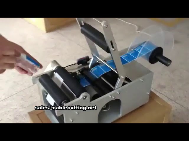 Kézi címkézőgép műanyag, üveg és PE kerek/lapos palackok matricázásához
