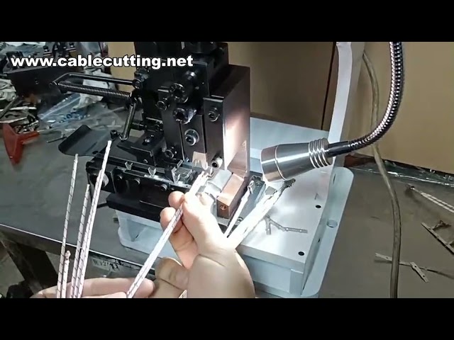 Kábelcrimpelő gép – Automata terminálpréselő, rézvezeték feldolgozó berendezés
