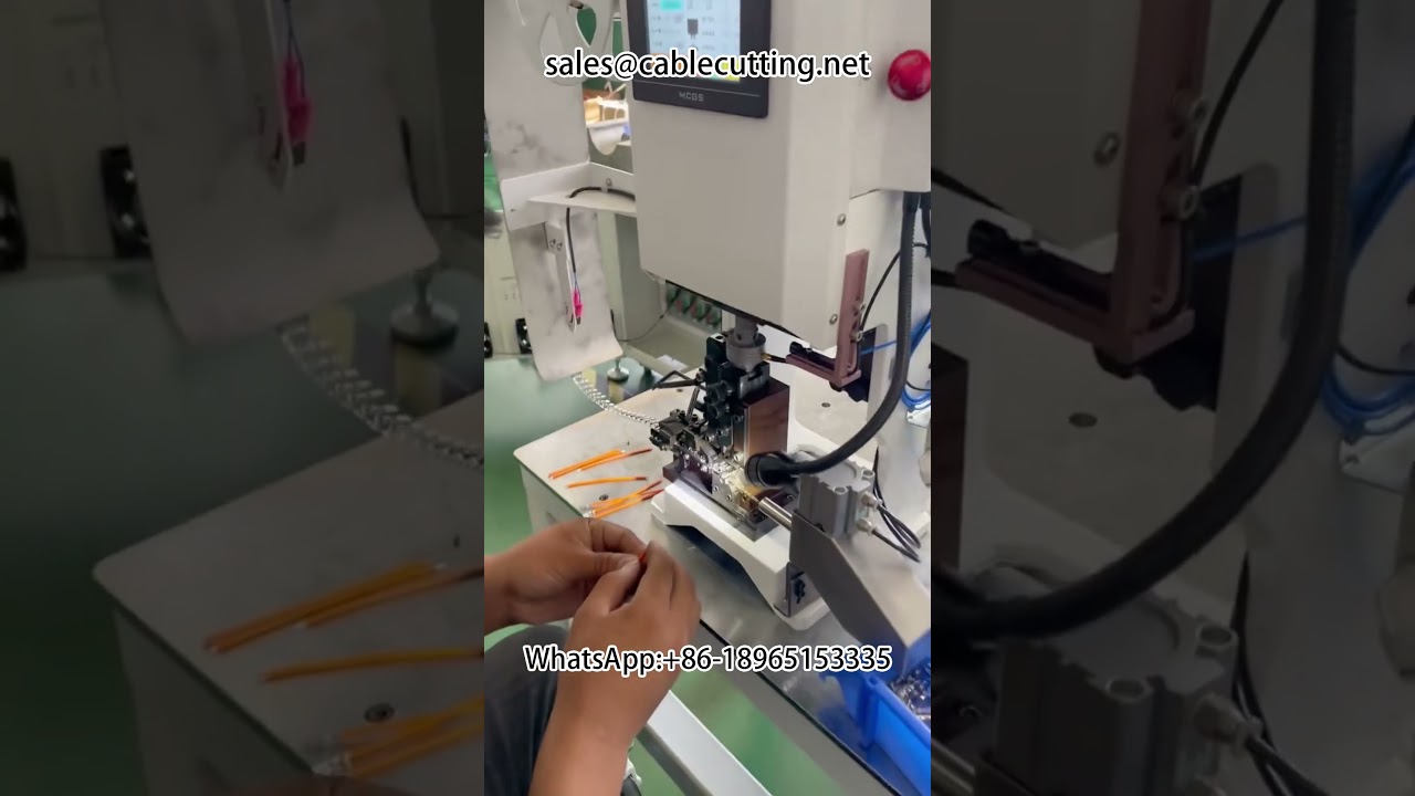 Önkiszolgáló terminálkrimpelő gép kevesebb eres vezetékhez - riasztóval és precíziós működés