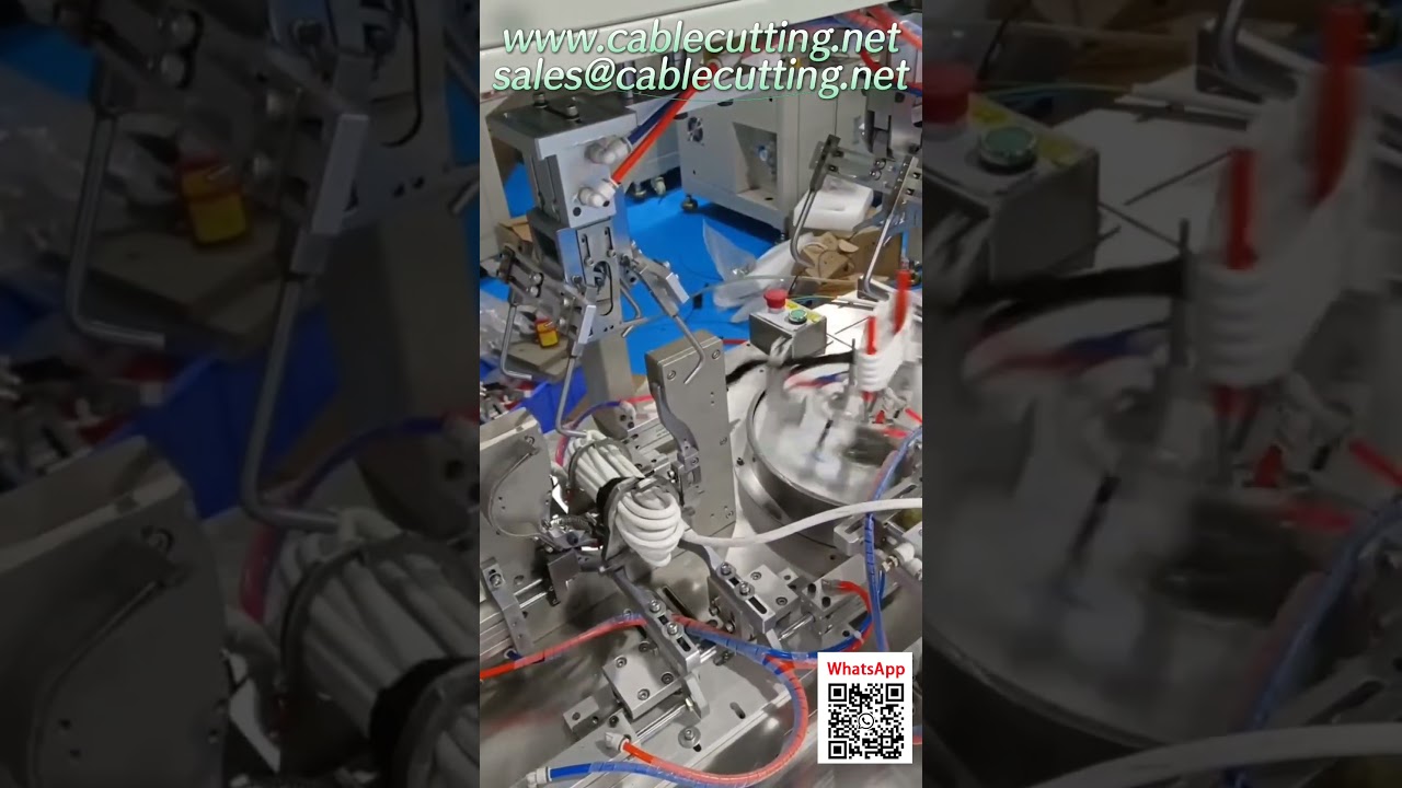 Nagy teljesítményű automatikus 8 orsós huzalvágó és csupaszító gép kábelfeldolgozáshoz