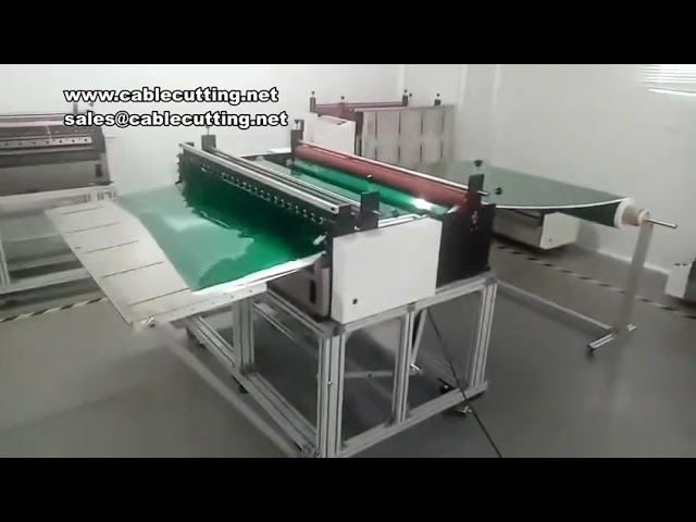Automata fóliavágó gép – PVC fólia keresztvágó és műanyag lemezvágó berendezés