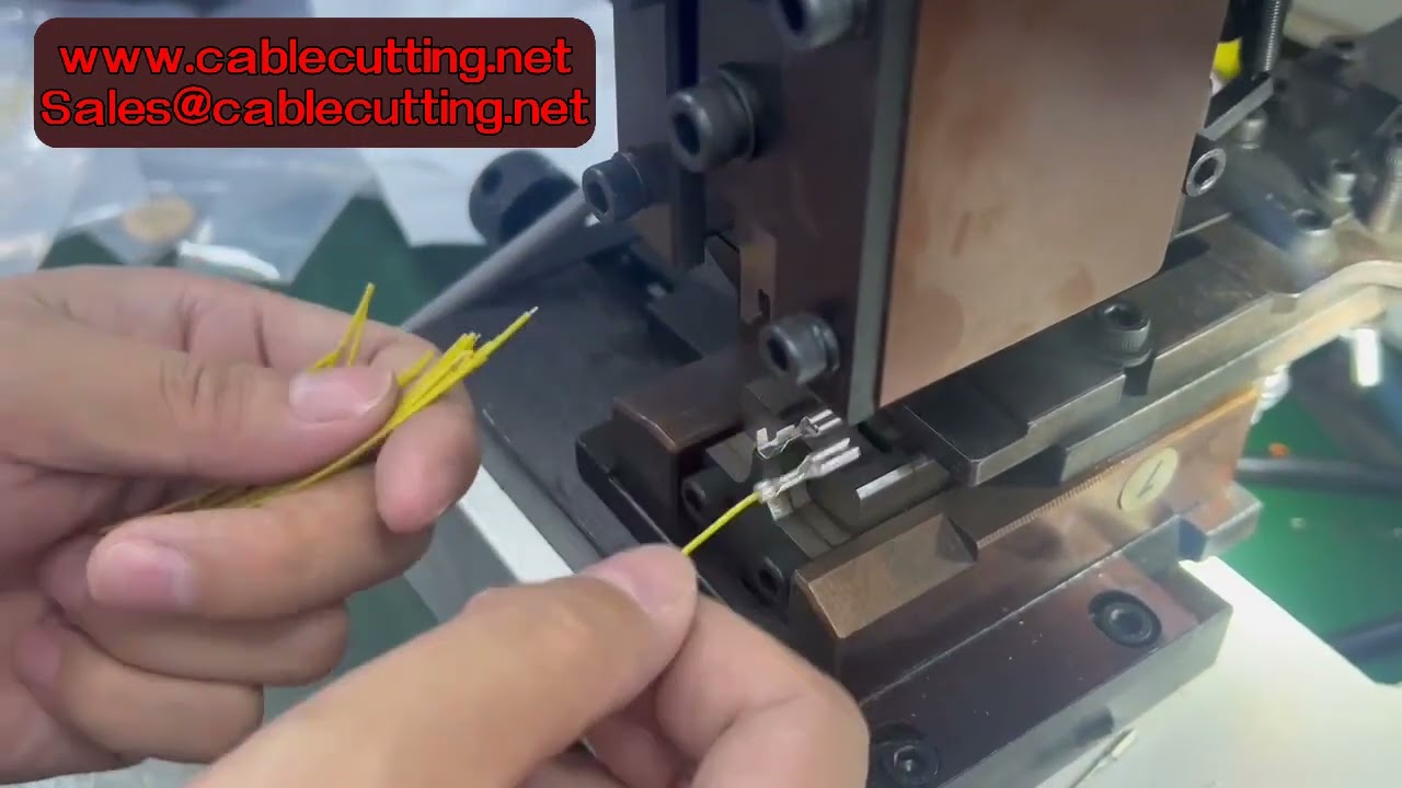 2T Automatic Mute Terminal Crimping Machine for JST Connector Electric Wire Processing