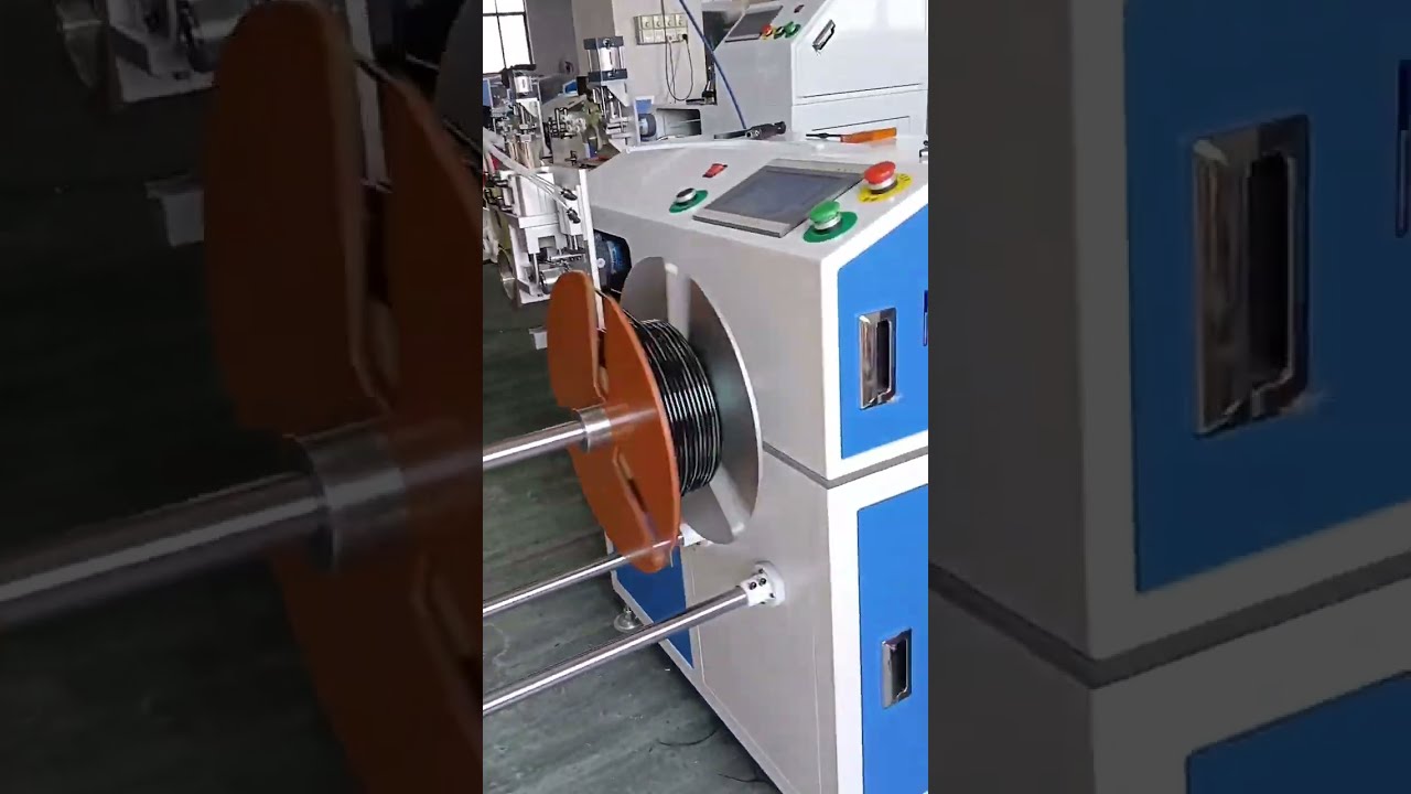 Automatikus Méterkövető, Vezetékrendező, Vágó és Csőtekercselő Gép 1–16 mm Átmérőhöz