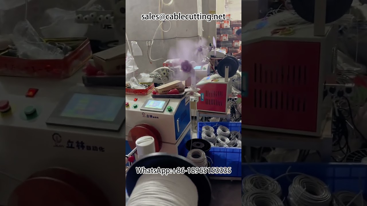 Automatikus méter tekercselő és kötöző gép – huzalfeldolgozás, hálózati patch kábel