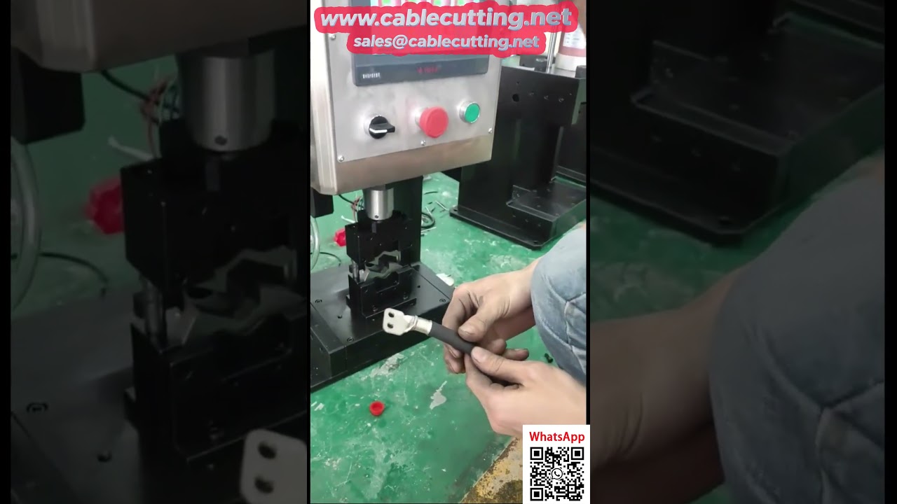Szerszámcsere nélküli CNC hidraulikus kábelvégződés krimpelő gép 50 mm²-ig – Gyorsabb kábelköteg-feldolgozás