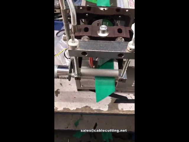 Automatic Ribbon Tape Cutting Machine | 45-Degree Angle Webbing Cutter
