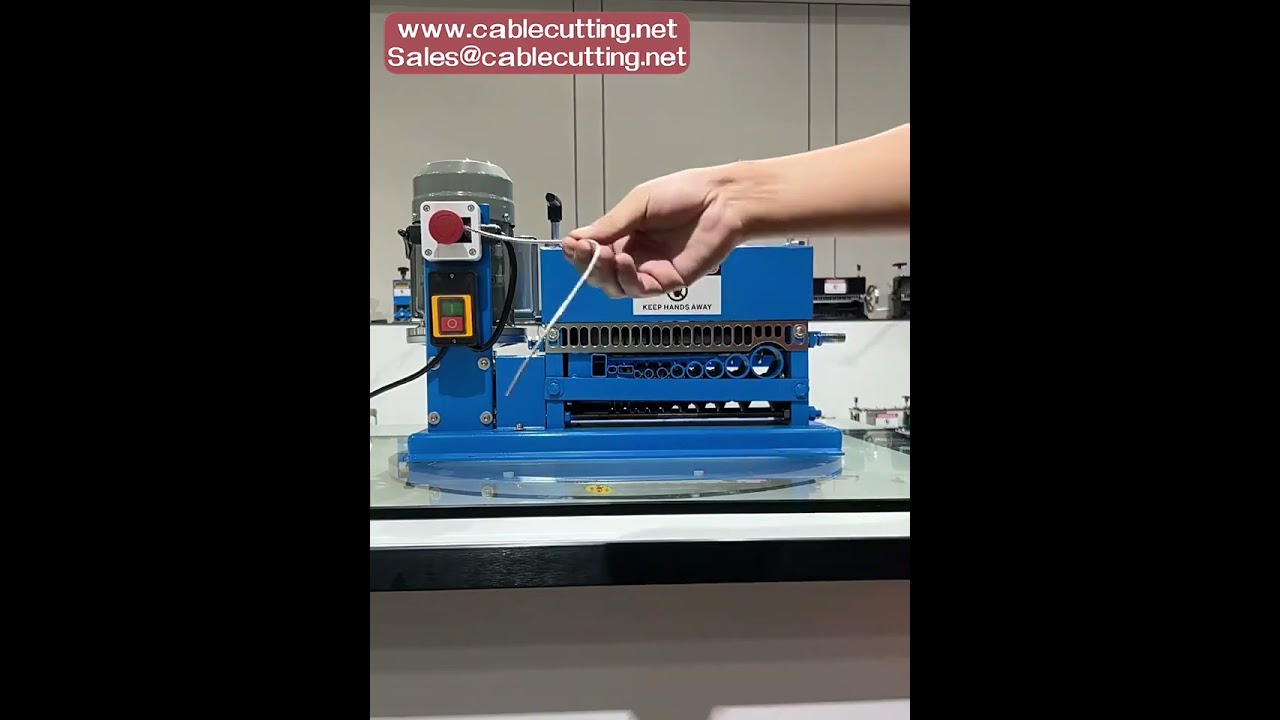 Teljesen Automatikus Rézhuzal Csupaszító Gép - 370W / 750W Nagy Teljesítményű Kábelcsupaszító