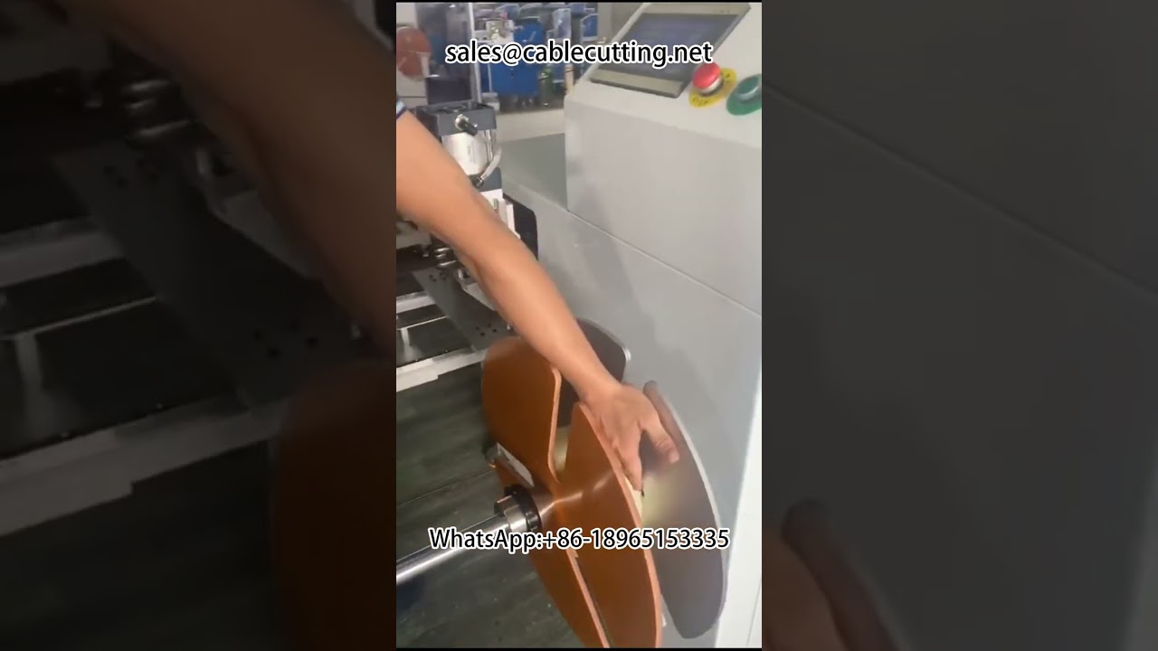 Automatikus huzaltekercselő gép | Kábelköteg-feldolgozó berendezés | Gyári automatizálás