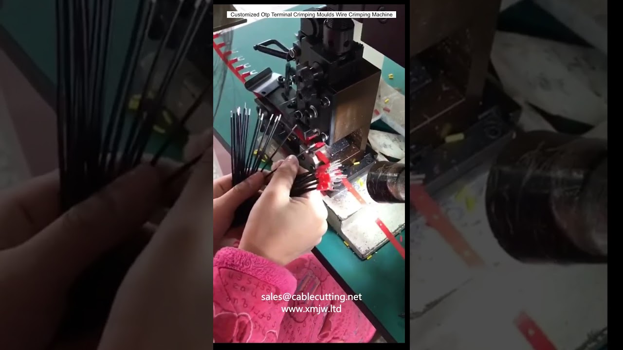 Customized OTP Terminal Crimping Moulds & Wire Crimping Machine