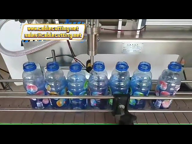 Automata méz, krém, ketchup, szósz és víz töltőgép teljes összeszerelő sorral